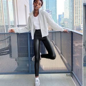 Aritzia Wilfred faux leather leggings Daria XS